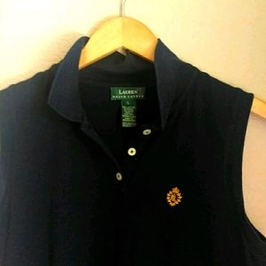 Ralph Lauren Lauren dark blue top